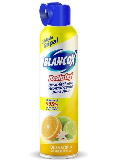 Blancox eliminador de olores brisas cítricas 300 ml. $ 7.900
